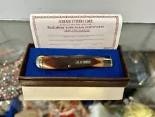 Vintage 2 Blade Pocket Knife Shrade Old Timer 940T in original box. Made In USA