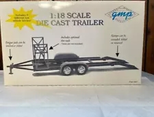 GMP 1:18 Scale Die Cast Trailer Part# 2601 Dual Axle Car Carrier New in Box