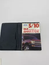 1992 Chevrolet S-10 Blazer owner's manual