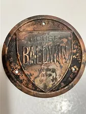 Vintage House Of Baldwin Collectible. Came From a Baby Grand Piano. 1800s.