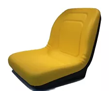 Yellow High Back Seat fits John Deere Riding Mowers Tractor 425, 445, 455, LX