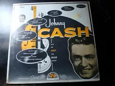 JOHNNY CASH WITH HIS HOT AND BLUE GUITAR LP RECORD SUN LP-1220