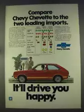 1977 Chevrolet Chevette Rally 1.6 Ad - Leading Imports