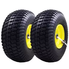 Proven Part 2-Pack Front Tires and Rim 15x6-6 For John Deere LA125 X116R D140 G