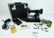 New ListingVintage Singer Featherweight 222K sewing machine with case working #4535