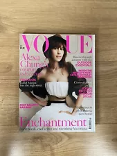 Vogue magazine UK October 2013 Alexa Chung Cover.