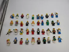 Lego Minifigure Lot of 40 People Random Figures plus additional parts pieces