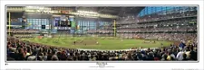 Milwaukee Brewers FIRST PITCH AT MILLER PARK (2001) Panoramic POSTER Print