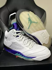 Size 14 - Men’s Air Jordan 5 Grape “Fresh Prince” OG BOX. Laces Added Men’s