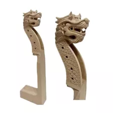 musical instrument part Hand-made double bass neck 3/4 size,dragon carving