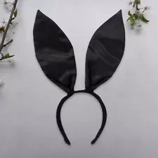 Black Bunny Ears Headband Rabbit Ears Headband for Cosplay Masquerade Costume