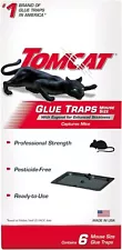 Tomcat Glue Traps Mouse Size with Eugenol for Enhanced Stickiness, 6 Traps SALE