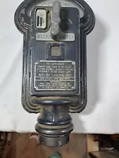 Retro Vintage Miller Parking Meter 5 & 10 Cent Machine 60 Minutes