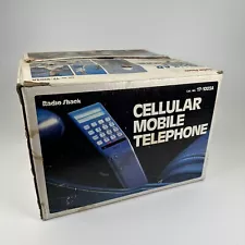 Vintage Radio Shack Cellular Mobile Phone 17-1003A FOR PARTS UNTESTED