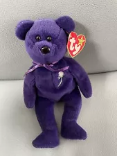 TY Beanie Baby - 1st edition PRINCESS Diana 1997 PVC Pellets China No Space