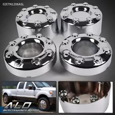 Fit For 2005-2016 Ford F350 F-350 Dually 4x4 Open Silver Wheel Center Hub Caps (For: More than one vehicle)