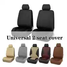 FOR 1998-2011 FORD CROWN VICTORIA PU LEATHER 2 FRONT Row Driver SEAT COVERS