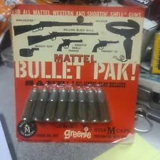 1950's Sealed MATTEL BULLET PACK For Use With Mattel Western And Shootin' Guns