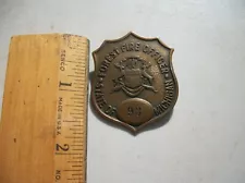 Vintage Forest Fire Officer State of Michigan Badge