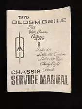 1970 Oldsmobile Chassis Service Shop Manual F85 Vista Cruiser Cutlas 442.......