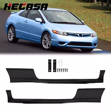 For Honda Civic Coupe 2 Door 2009-2011 HFP Style Side Skirts Body Kit Spoiler