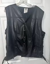 WALKING DEAD Daryl Dixon Wings Faux Leather Biker Vest Spirit Halloween REPAIR