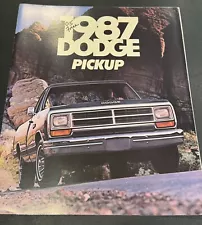 1987 Dodge Ram pickup truck W150 W250 sales brochure 14 pg ORIGINAL literature