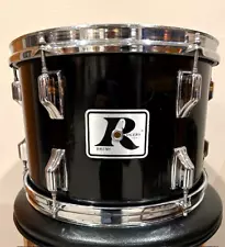 Vintage Rogers Big R 9 x 13 Black Tom Drum USA XP8