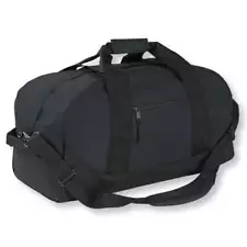 LL Bean Adventure Duffle Extra Large Black Nylon Water Resistant Tote Bag Rugged