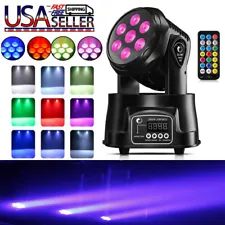 105W 7 LED RGBW Moving Head Lights Beam Wash Stage Lighting DJ Party Disco Show