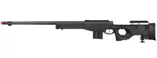 Well Airsoft L96 AWP Bolt Action Rifle W/ Fluted Barrel - Black