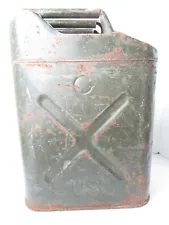 Vintage RussaKOV ICC-5L 5 Gallon Green Painted Fuel Gas Can Military 20-5-52