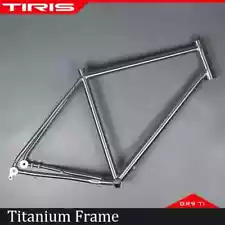 TIRIS CR1 Titanium Gravel Bike Frame Cyclocross Bicycle Framework 700C Custom