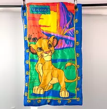 Vintage Disney Lion King Ero Trevira Child's Sleeping Bag 29" x 55"