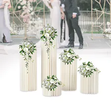 New ListingFor Party Tables Decor 5pcs Wedding Centerpieces Cardboard Vases Flowers Stands