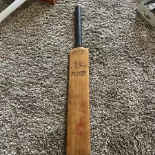 Select Vintage Pakistan Hand Shaped Cricket Bat. Willow Blade