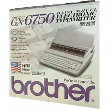 Brother GX-6750 Portable Daisy Wheel Electric Typewriter