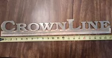 Crownline Brass Boat Emblem 21” Used