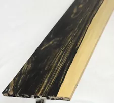 Pale Moon ebony wide BASS guitar fingerboard blank 4.9x25.7" PEF83