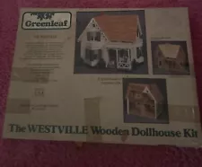 Vtg Greenleaf vintage wooden dollhouse kit “The Westville” OPENED