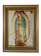 Virgen De Guadalupe 27"x35 "Our Lady Of Guadalupe Image Cushioned Frame 5070D