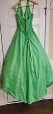 Mori Lee Green Beaded Strapless Ball Gown 5/6