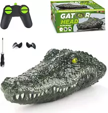 Doohickey Remote Control Alligator Head Boat for Kids and Adults, Simulates the