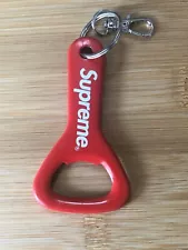 Style~White/Red ~ Bottle Opener / Keychain /Safety Clip - New