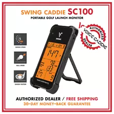 [Brand New] * Swing Caddie SC100 * Portable Golf Launch Monitor by Voice Caddie