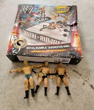 WWE Royal Rumble Superstar Ring & Action Figures (Read Description!)