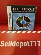 Flash Focus: Vision Training in Minutes a Day (Nintendo DS, 2007) Brand New