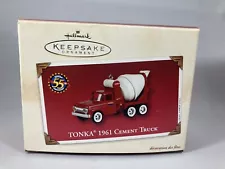 2002 Hallmark Keepsake Ornaments Tonka 1961 Cement Truck