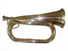 SALE BRASS AND COPPER ARMY US BRITISH BUGLE FOR SCOUNT&MILITARY CEROMONY