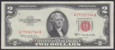 $2 Two Dollars United States Note banknote Series 1953 C: M 13